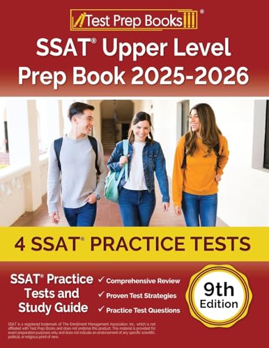 SSAT Upper Level Prep Book: SSAT Practice Tests and Study Guide: [9th Edition]