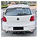 2009 to 2014 for for VW Polo MK5 6R Car Rear Bumper Lip Spoiler Diffuser Splitter Protector Guard by ABS Gloss Black Body Kit