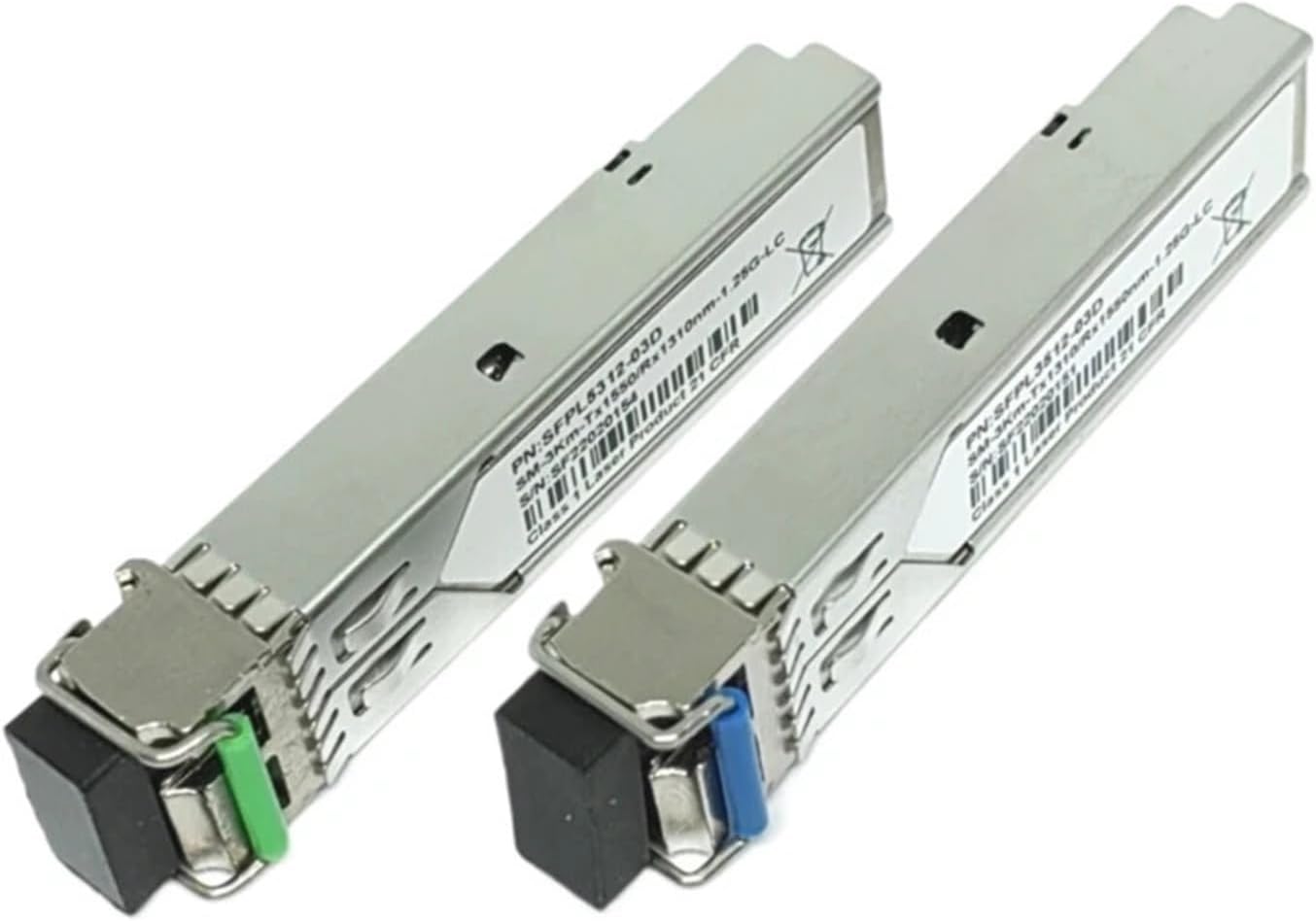1pc 1Gb LC SFP Module Single Fiber Optical Transceiver Gigabit 3-80km(40KM 1pair)