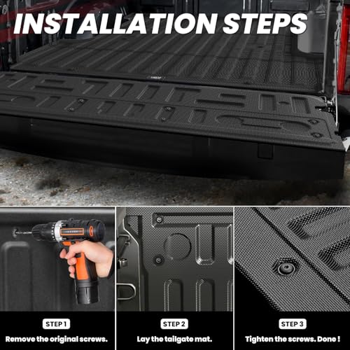 Image of LASFIT Tailgate Mat for Ford F-150 2021-2026 F150 Standard Tailgate Truck