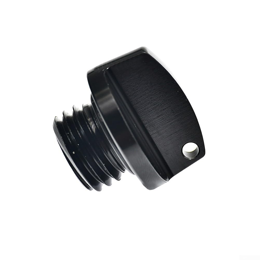 Bouchon de Remplissage d'huile Moteur CNC pour Honda, Kawasaki, Ducati, Moto - Construction en Aluminium - Noir