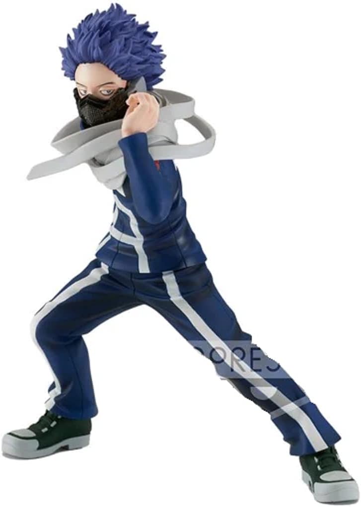 Banpresto MY HERO ACADEMIA - Hitoshi Shinso - Figurine The amazing heroes 16cm, Black