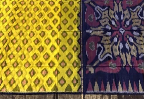 Kaushya pochampally silk saree – image 2