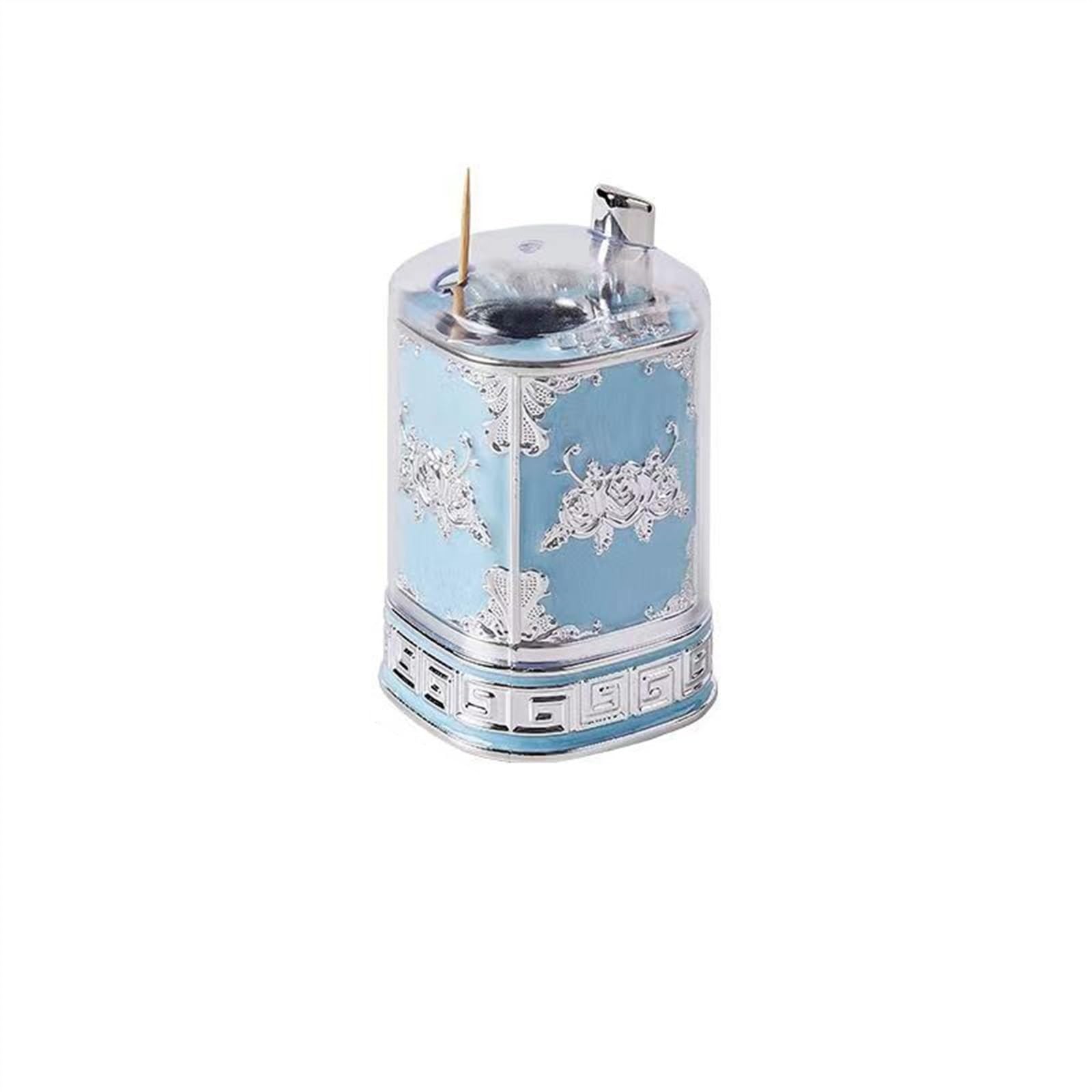 Wdwdw A Toothpicks Dispenser Toothpick Box 1Pcs Retro Press Type Holder Fashion Restaurant Hotel Household Holder