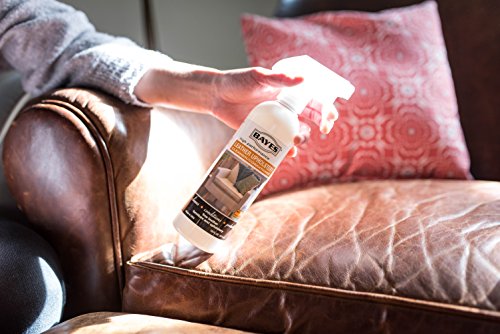 Bayes Premium High Performance Non Toxic Leather Upholstery Cleaner and Conditioner - 16 Ounce - Prevents Drying, Cracking or Fading of Leather Couches, Car Seats, Shoes, and Purses - Thumbnail 4