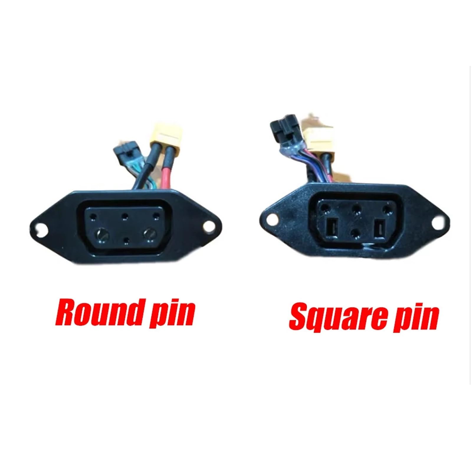 Kable napędowe Pasuje do Super Soco TC TS TSX CU DU RU Złącze akumulatora litowego gniazda ładowarki Linia Okrągła Kwadratowa Motocyklowe kable napędowe(Square)