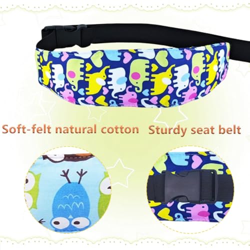 2PCS Soporte de cabeza para bebé cochecito y asiento miniatura 4