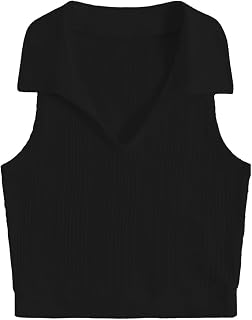 TOPLOT Women's V-Neck Solid Textured Tank Top Price In India