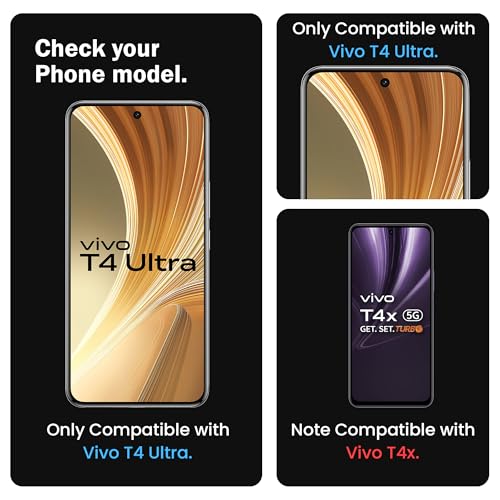 Image of FIRST MART Tempered Glass for Vivo T4 Ultra 5G With UV Installation Kit | Military-Grade Gorilla Screen Protector and Cable Guard | Edge to Edge Coverage | Crystal Clear