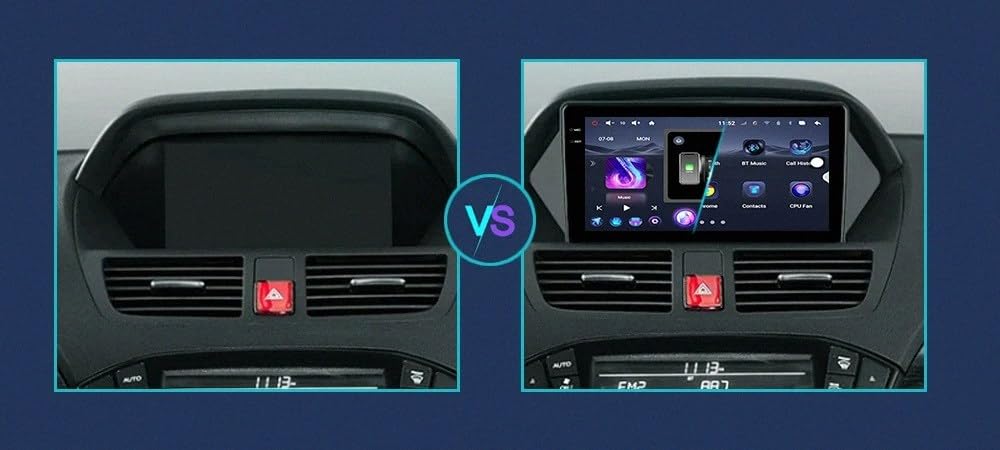 Radio Samochodowe Z Ekranem Dotykowym Fhd dla Hyundai I30 Elantra GT 2012-2017 Bezprzewodowe Carplay I Android Auto, Radio Z Ekranem Dotykowym Ips, Nawigacja Gps, 8 Rdzeń 4G+64G
