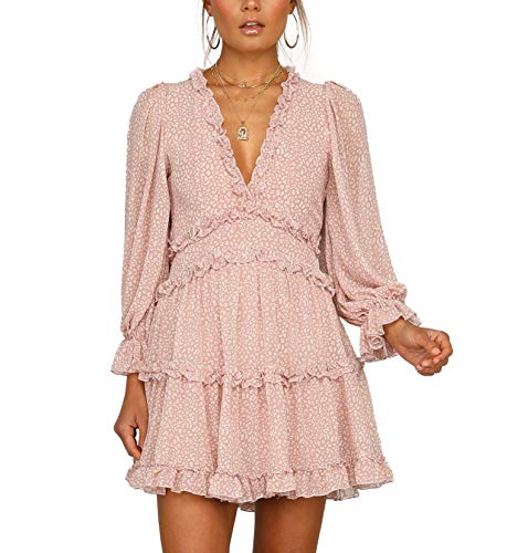 boho ruffle dress