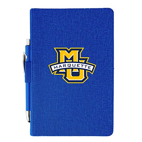 The Fanatic Group Marquette University Journal with Pen, Design 1 - Blue