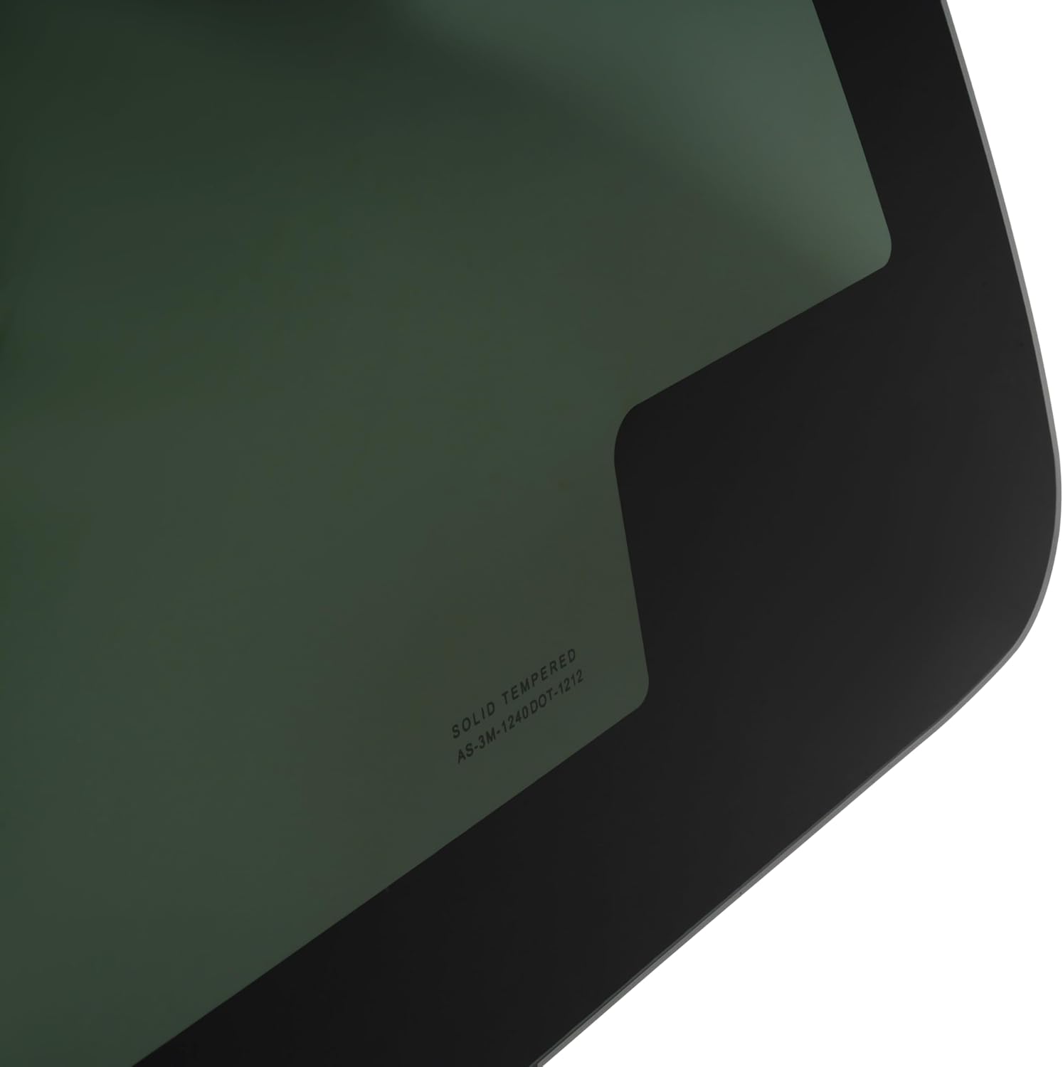 Rear Door Window Compatible with 2008-2016 Ford F250 F350 Manual and Power Slider Window Side Sliding Door Glass Dark Tinted Tempered Glass Right Passenger Side