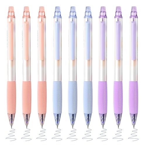M&G Set de 12 bolígrafos borrables de tinta azul miniatura 1