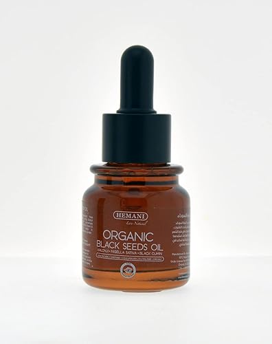 Miniatura 2 de Hemani Aceite de semilla negra de 1.2 fl oz - Aceite de comino negro puro prensado en frío de Nigella Sativa para la salud digestiva, apoyo del