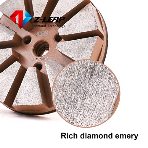 Disque diamant béton grain 200 meulage pierre et quartz Metal Bond - 4