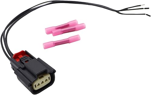 Bobina de encendido de 3 vías y conector de sensor, conector de bobina de encendido de coleta, cable de enchufe compatible con Ford V6 V8 Flex F150