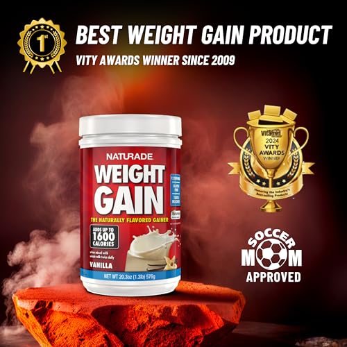 naturade weight gain instant nutrition drink mix vanilla 203 ounce