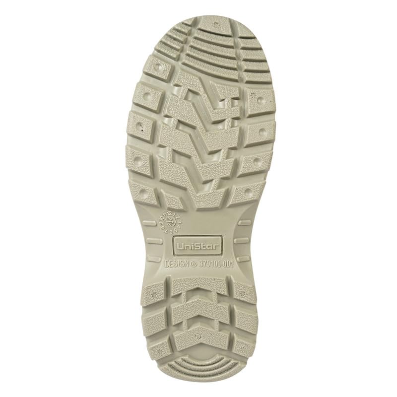 Image of Unistar Men's Leather Safety Shoes with Steel Toe Slip Resistant Industrial Work Boots Water Resistant Construction Footwear for Daily Use