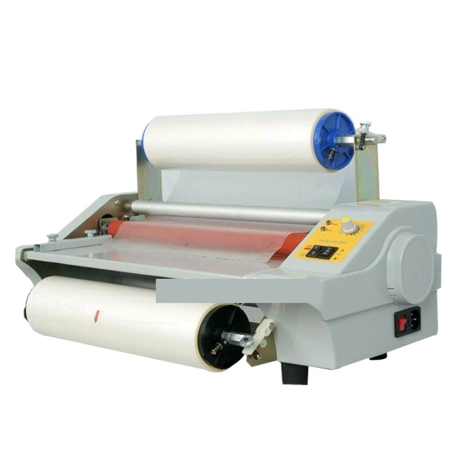 Laminator, Laminator do papieru A3 Laminator rolkowy na zimno i gorąco Laminator czterowałkowy do kart pracowniczych Laminator do akt biurowych FM360 Laminator na gorąco do domu, biura lub artykułów s