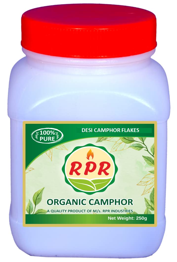 RPR Organic Desi Camphor Flakes, 250g X 1 Jar, Transparent White (B08PL1TSYL) Amazon Price History, Amazon Price Tracker