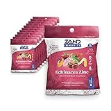 ZAND Herbalozenge Lozenges, Echinacea Zinc, Natural Cherry Flavor,  12- 15 lozenge bags (180 Lozenges)