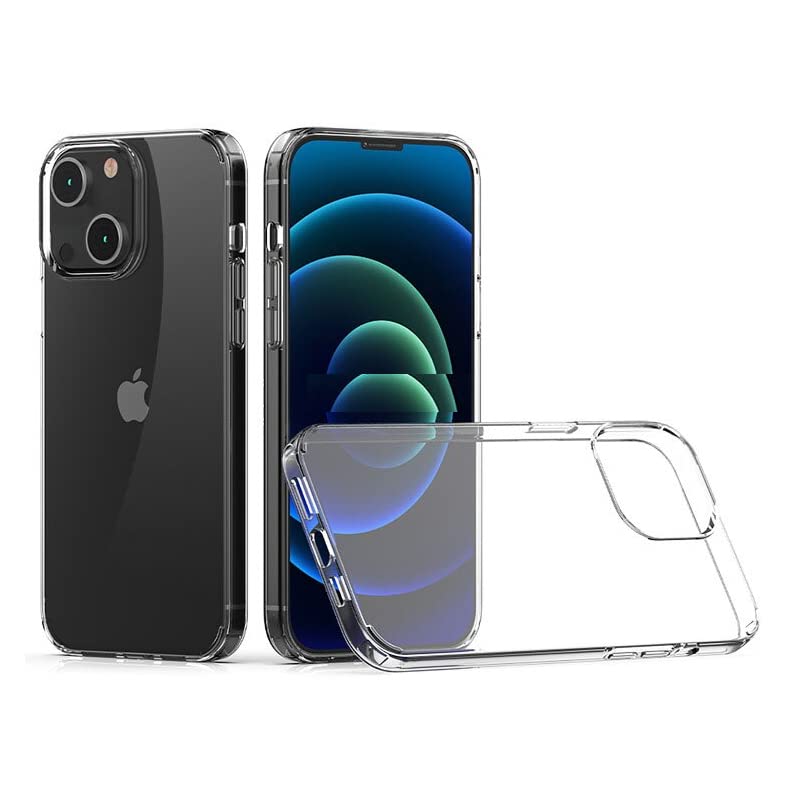 Image of Case Creation Brand - Mobile Cover for Apple iPhone 13 (Soft & Flexible Back Case), Transparent
