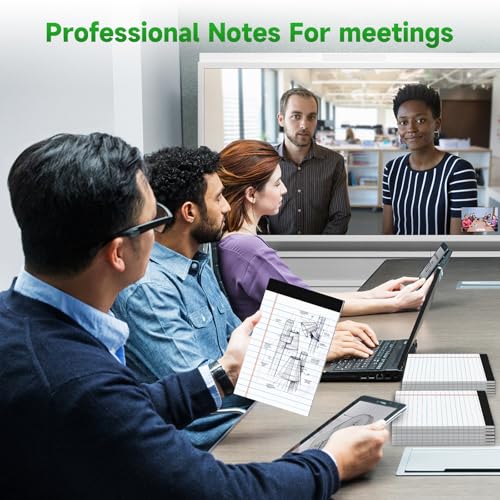 Image of 48 Pack Legal Pads Bulk,5 x 8 Inch White Notepad, Note Pads College Ruled Perforated Memo Pad for Work Study Daily Note Taking List, Lined Writing Pads Memo Refills Notepads for Office Home School
