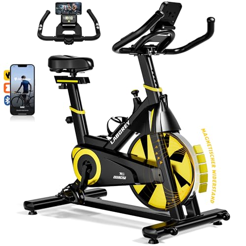 LABGREY Heimtrainer Fahrrad, Fitness Fahrrad für Zuhause, Indoor Kardio...