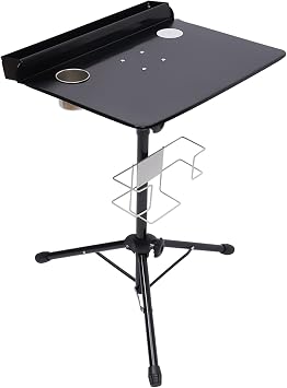 Tattoo Workstation,Large Portable Black Type Workstation Adjustable Tattoo Display Stand Salon Instrument Table Adjustable Fixed Desktop Tattoo Workstation