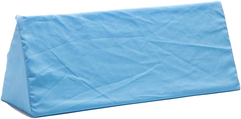 Hermell Foam Bed Wedge Pillow for Side Sleepers (Blue)