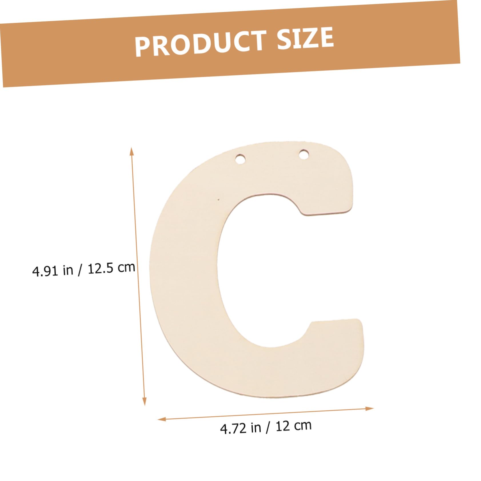 EXCEART 66 Pezzi Lettere in Legno Beige, Superficie Liscia, Decorazioni per Artigianato, Strumento per Imparare L’alfabeto e Comporre Nomi