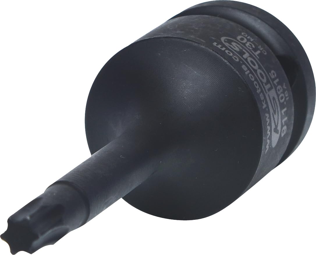 KS Tools 911.0915 Impact Bit Socket on Rail TX, lang, T30, 1/2 "