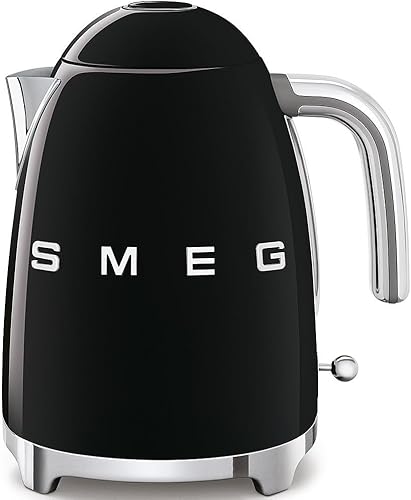 Miniatura 19 de SMEG KLF03NBUS - Hervidor de agua eléctrico estilo retro de los años 50 con apagado automático, base extraíble e indicador de agua, color azul