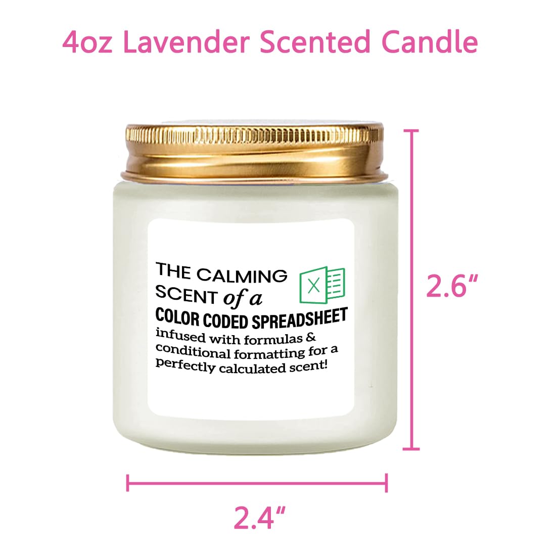 LAMIVEENLA Candela profumata alla lavanda, regalo divertente per donne e uomini, regalo CPA per colleghi e boss