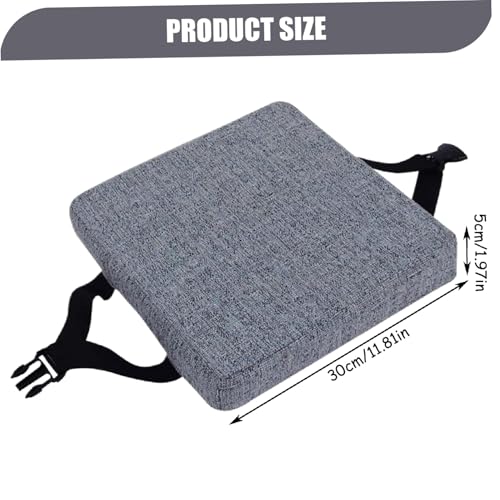 Cojín para taburete cuadrado cómodo con cremallera lavable para barra de cocina 4