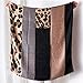Imagen de KRUIHAN Estampado de Leopardo Bufanda de Mantón para Mujer