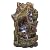 Design Toscano QN164017 Water Fountain with LED Light - Willow Bend Garden Decor Fountain - Outdoor Water Feature, Multicolored, 10½"W x 10"D x 18"H