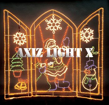 Amazon.co.jp: 窓枠サンタ【巨大オブジェ】・172cm【5個  