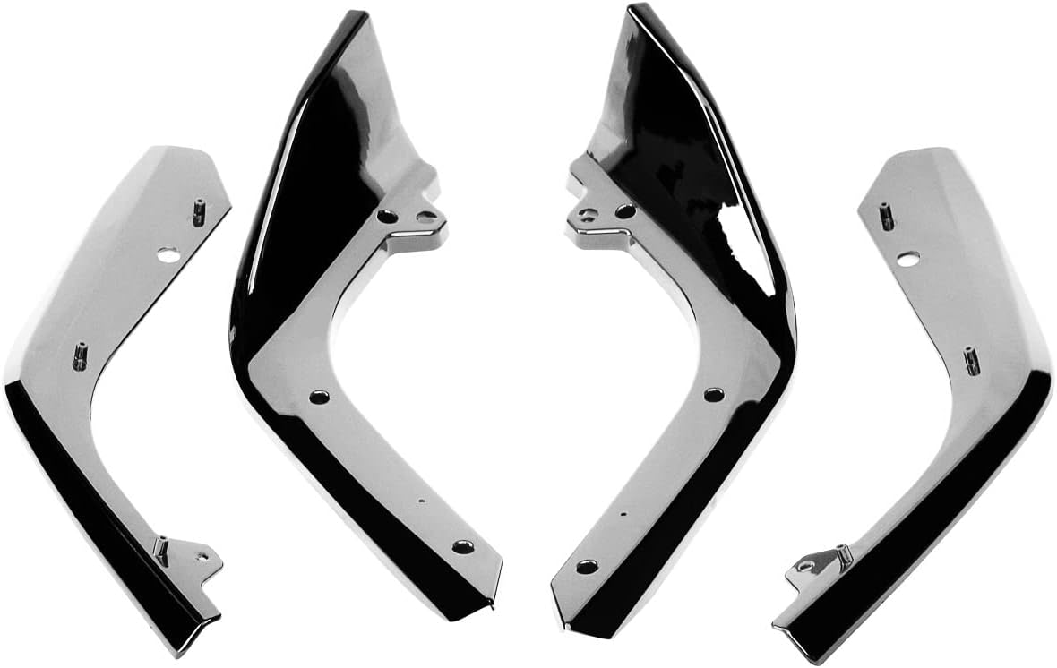NINTE Front Splitter for 2022-2025 Honda Civic Sedan & Hatchback 4-Door ABS Gloss Black 2 Pieces Front Bumper Lip Spoiler