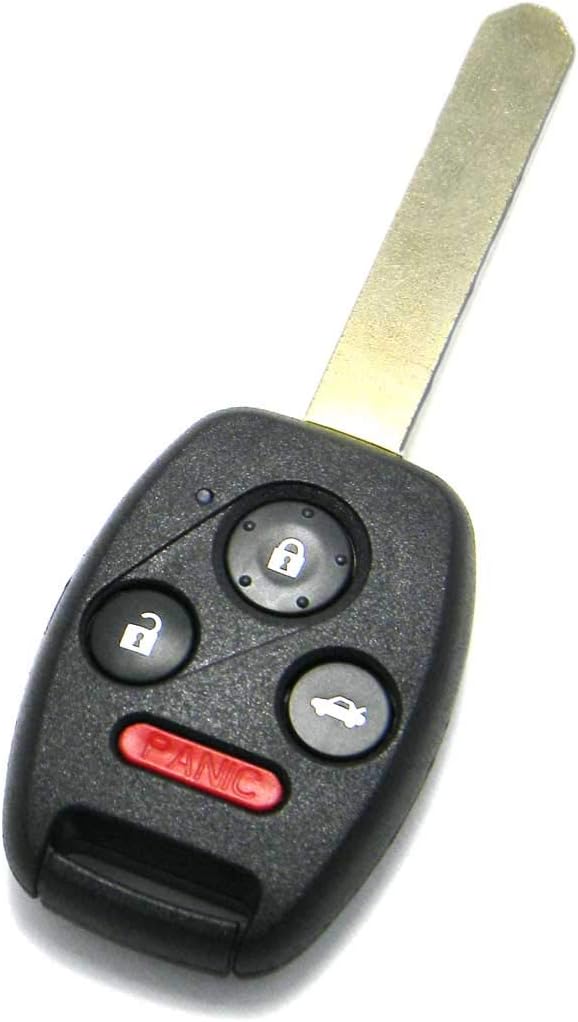OEM Electronic 4-Button Remote Head Key Fob Compatible with 2003-2007 Honda Accord (FCC ID: OUCG8D-380H-A, P/N: 35118-SDA-A11)