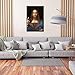 A&T ARTWORK Salvator Mundi by Leonardo Da Vinci The World Classic Art Reproductions, Giclee Canvas Prints Wall Art for Home Decor, 36x24x1.5 inches
