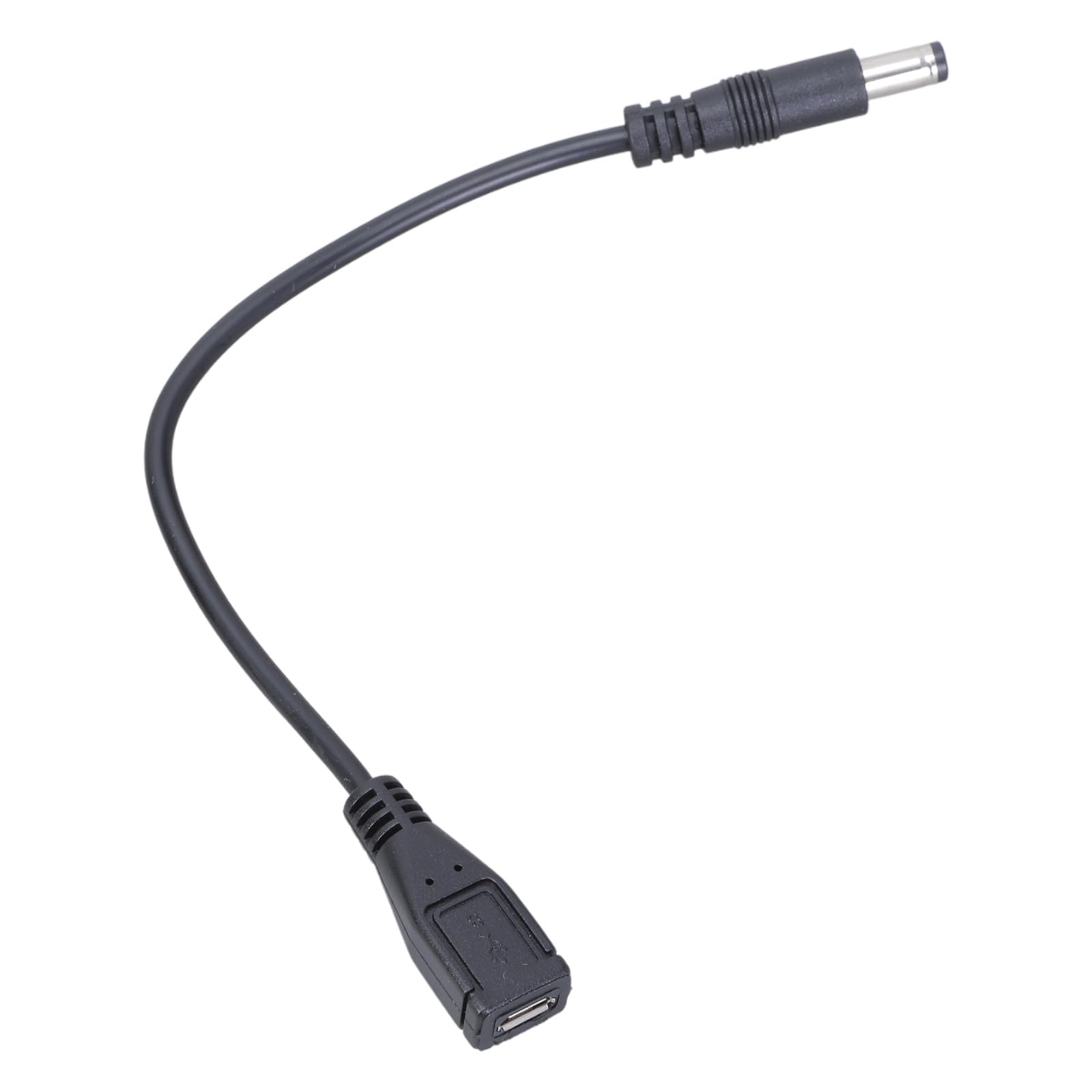 AAOTOKK Adattatore di Alimentazione Micro CC da DC5,5x2,1 mm a Micro USB 5 V CC Cavi di Ricarica per Alimentazione Connettore per Cellulare, Tablet, MP3 e Dispositivo Micro USB.(2-Pezzi-Micro