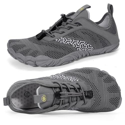 Hike Barefoot Shoes Women Men with Wide Toe Box Footwear Healthy Non-Slip Hike Beach Pool Aqua Swim Surf Hiking Running Athletic Water Shoe