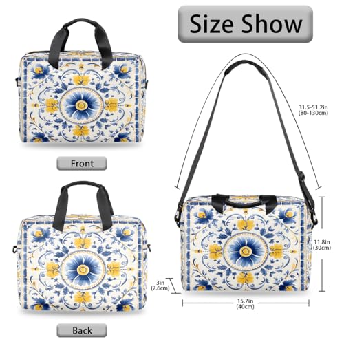 Bolso para laptop unisex 15.6-16 pulg vintage y water-resistant miniatura 6