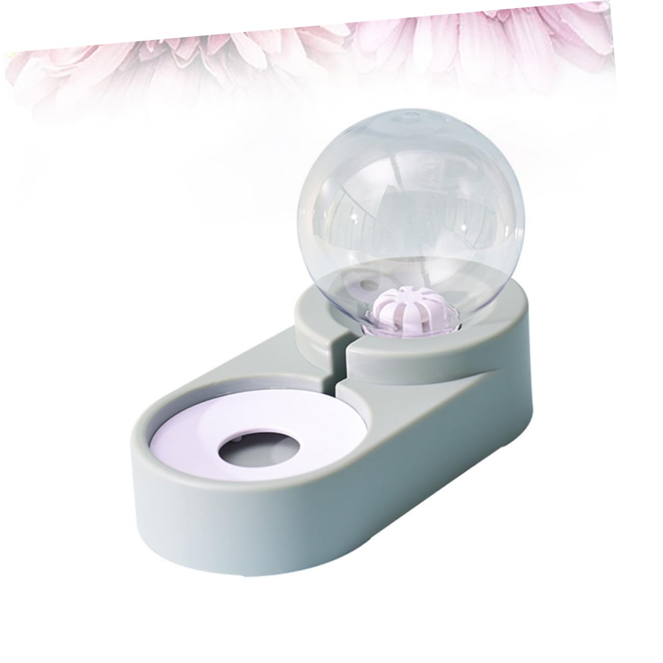 Katzenwasserspender Automatisch mit Doppelnapf aus PET Blau für Haustiere | Trinkspender Katze, Sicher und Umweltfreundlich, mit Einzigartigem Design für Zuhause und Zoofachhandel