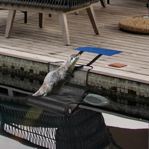 Pool Tier Fluchtrampe, Tierrettende Fluchtrampe Für Pool, Pools Rettungsrampe, Tierrettende Fluchtrampen Schwimmhilfe, Schwimmender Tierschutz Aus Oxford Stoff, Schwimmbad Tierrettungsrampe Für Tiere