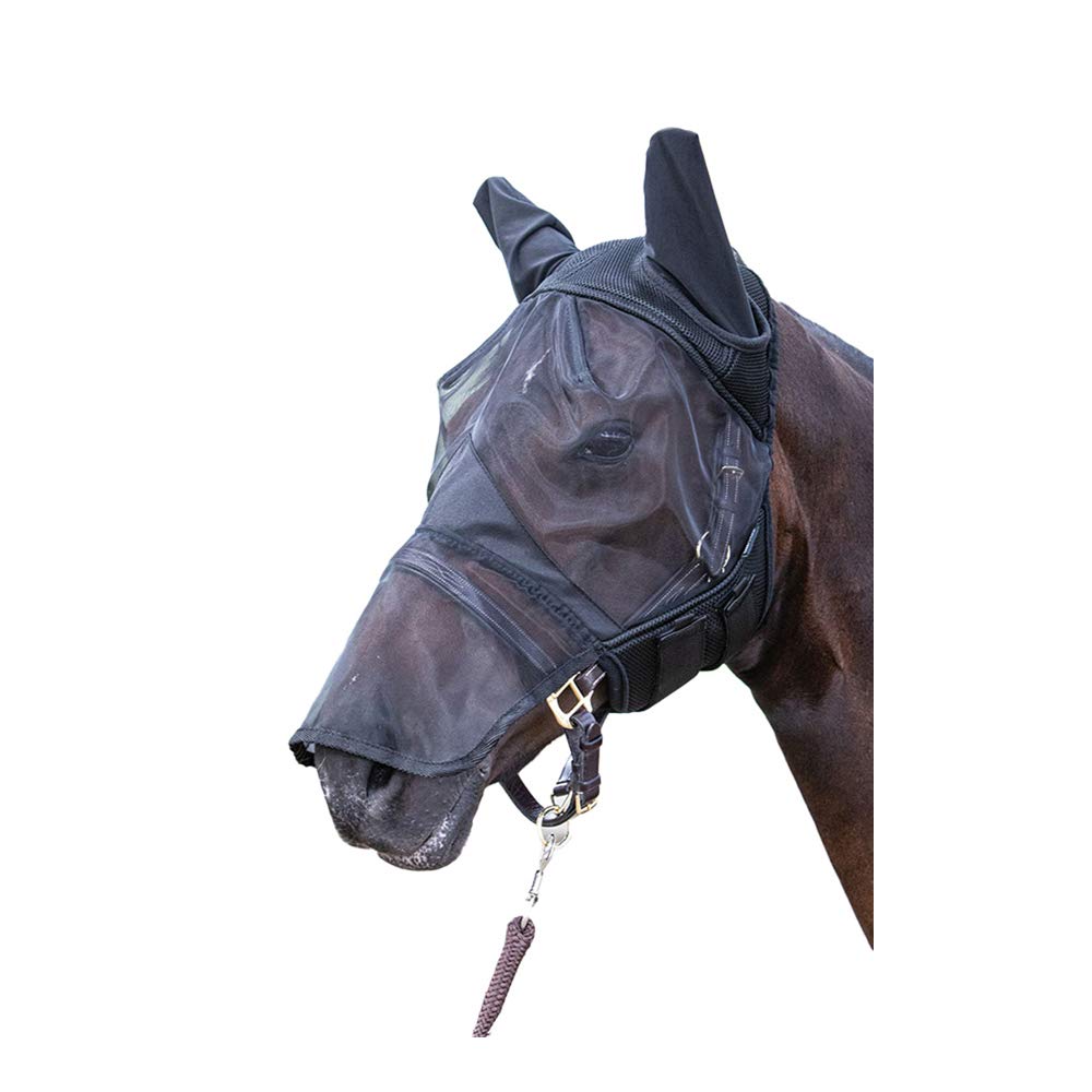Harry's Horse 31300009-S - Máscara antimoscas con orejas y nariz (talla S)