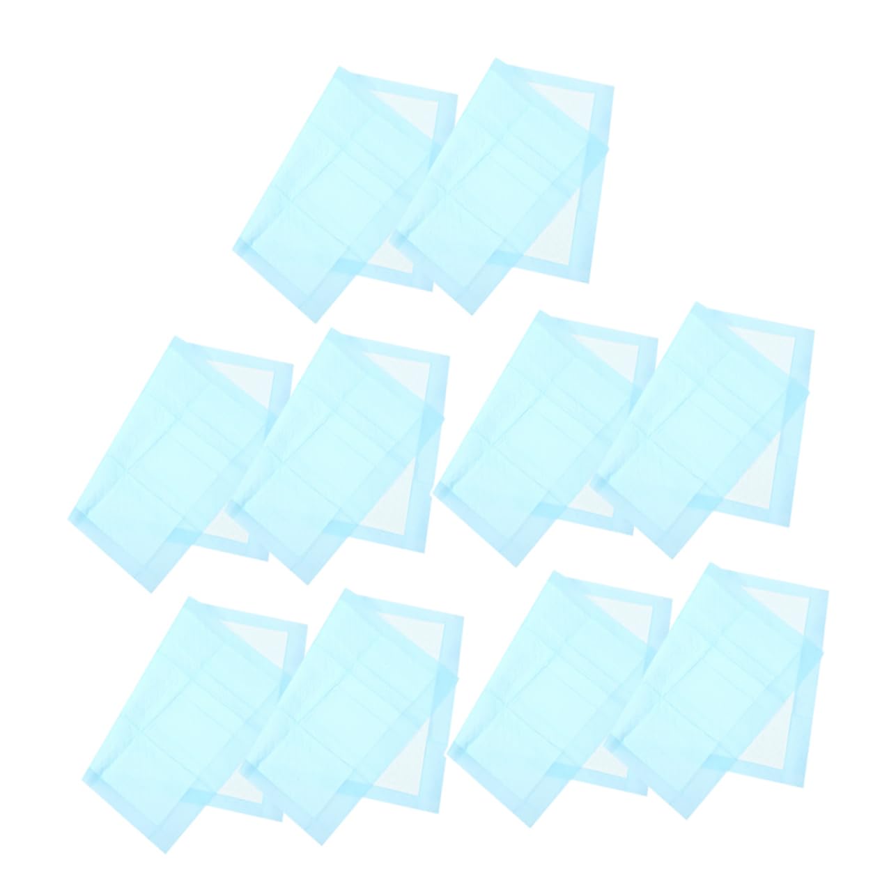 HEMOTON 10pcs Ultra Absorbent Travel Changing Pad for Boys and Girls Newborn Changing Pad Cover Sheet