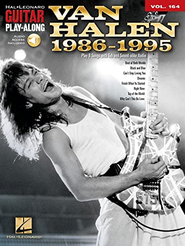 Van Halen 1986 1995 Guitar Play Along Vol. 164 (Hal Leonard Guitar Play along, 164)